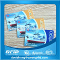 high quality new black sublimation pvc card with punch hole, pvc card with chip, pvc smart card